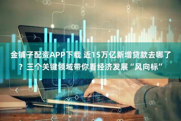 金铺子配资APP下载 近15万亿新增贷款去哪了？三个关键领域带你看经济发展“风向标”