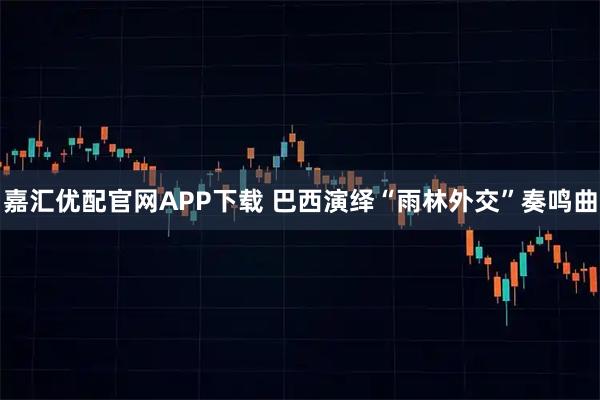 嘉汇优配官网APP下载 巴西演绎“雨林外交”奏鸣曲